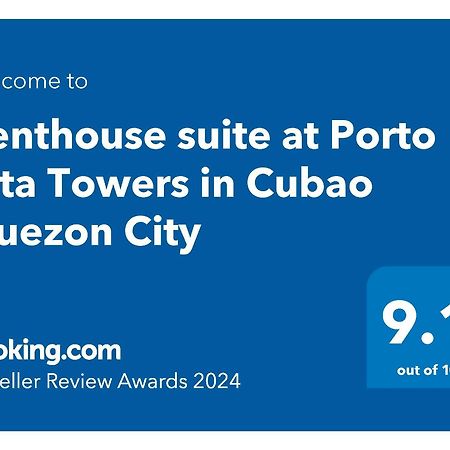 Penthouse Suite At Porto Vita Towers In Cubao Quezon City Manila Exteriör bild